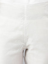 WHITE SUIT POLY SILK